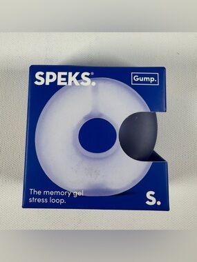 Speks Gump Memory Gel Squeeze ball donut Super Soft Palm Sized Gel Filled Blue